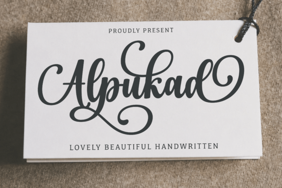 Alpukad: A Handwritten Script for Modern Design