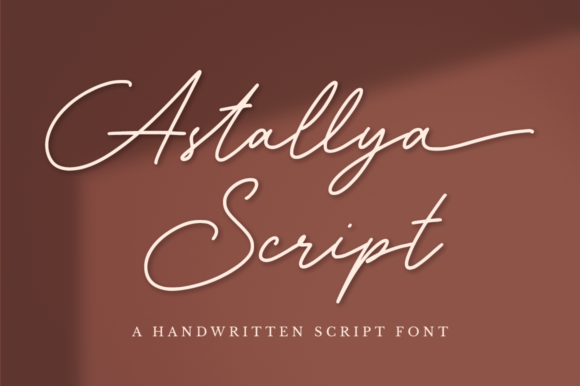Astallya: Modern Signature Font for Elegant Design