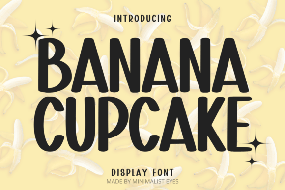Banana Cupcake Font: A Whimsical Touch for Modern Design