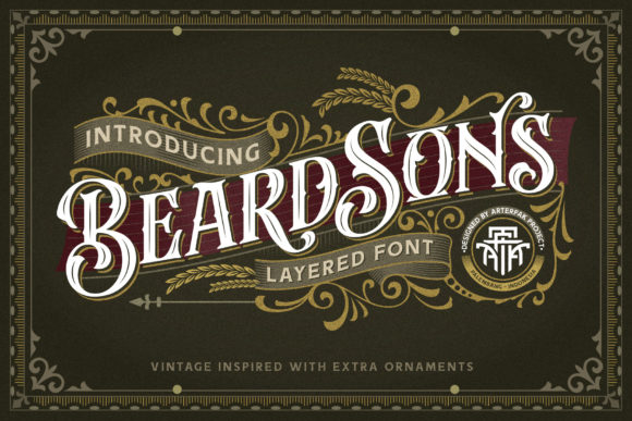Beardsons: Vintage Typography for Modern Design