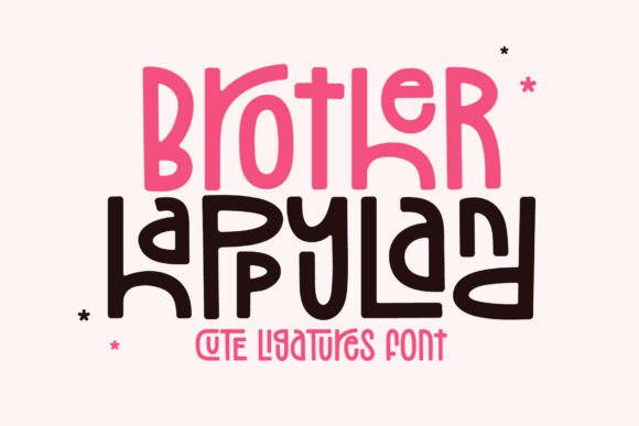 Brother Happyland: A Playful Font for Modern Design