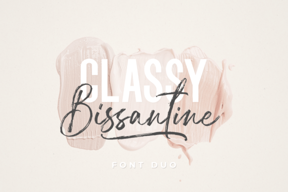 Elegant Typography: The Classy Bissantine Duo