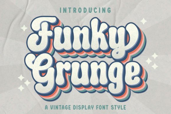 Funky Grunge: The Ultimate Vintage Display Font