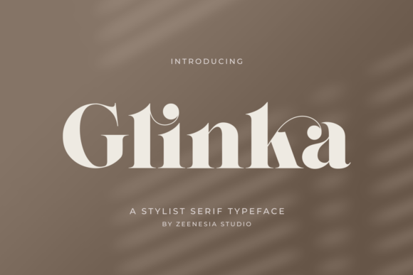 Glinka: A Bold Serif for Modern Design