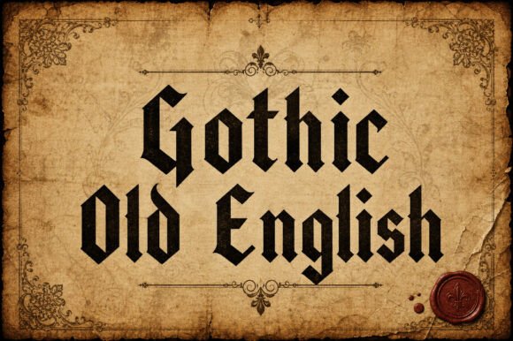 Gothic Old English: A Timeless Blackletter Display Font