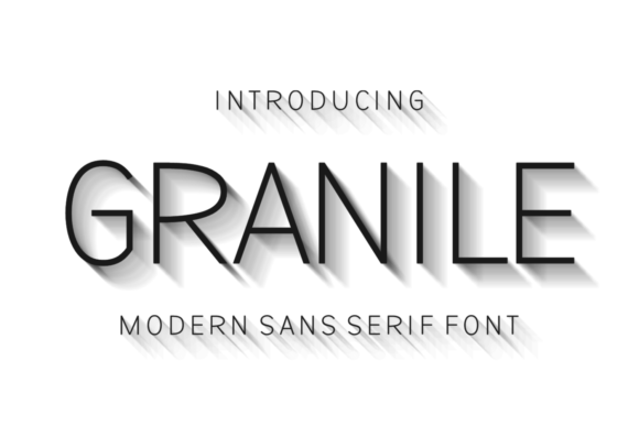Granile: The Modern Sans Serif for Sleek Design