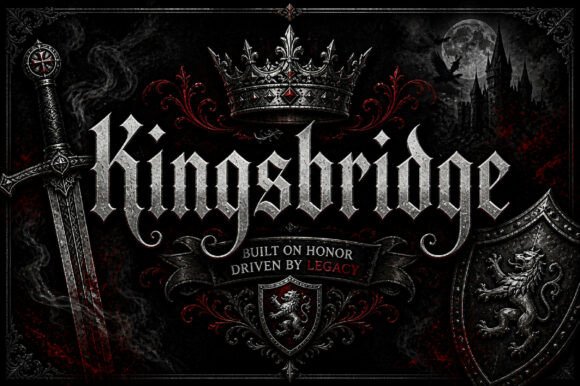 Kingsbridge: A Blackletter Font for Modern Branding