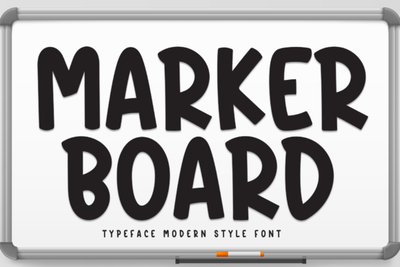 Marker Board: The Handwritten Font for Authentic Design