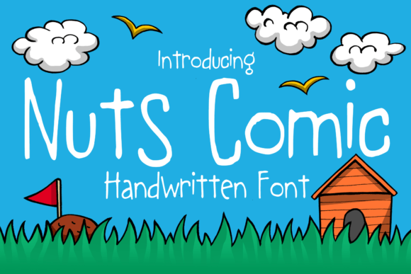 Nuts Comic: A Handwritten Font for Vibrant Design