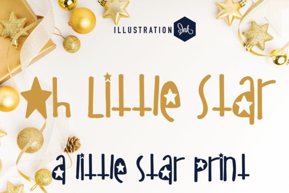 Oh Little Star: A Whimsical Sans Serif for Creative Design