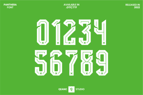 Panthera: The Modern Display Font for Sports Design