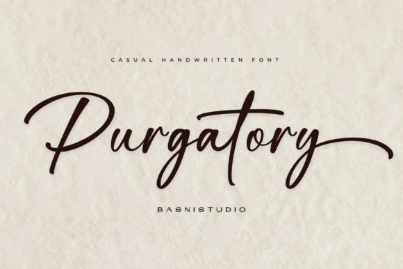 Purgatory: The Casual Handwritten Font for Authentic Design