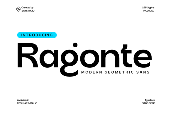 Ragonte: Defining the Future of Geometric Sans Serif Design