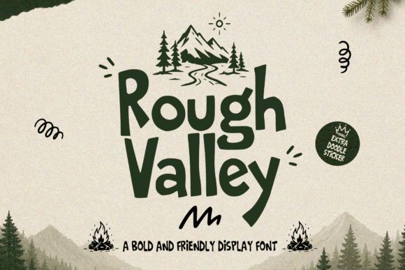 Rough Valley: Bold & Friendly Display Font
