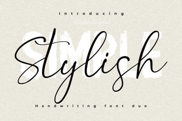 Simple Stylish Font Duo: Authenticity in Modern Typography