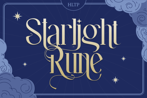 Starlight Rune: Enchanting Typography for Fantasy Designs