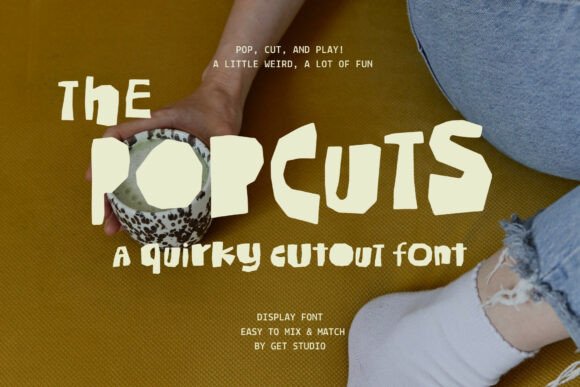 The Popcuts: A Font with a Handcrafted Edge