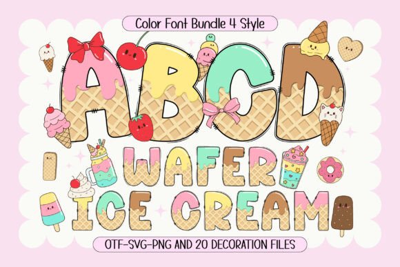 Wafer Ice Cream: A Sweet Treat for Playful Design