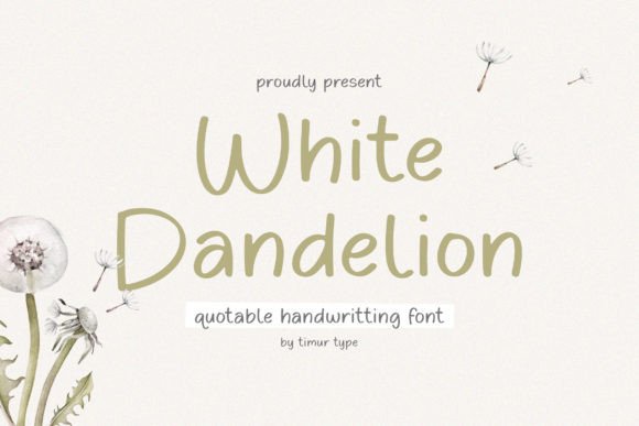 White Dandelion: Elevating Your Visual Design